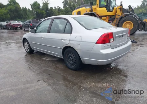 2003 Honda Civic Ex из США, поврежденный, VIN 2HGES26723H552245